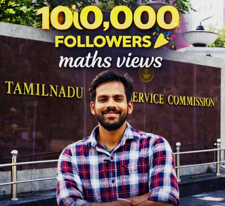 MATHS VIEWS founder celebrating 100K followers